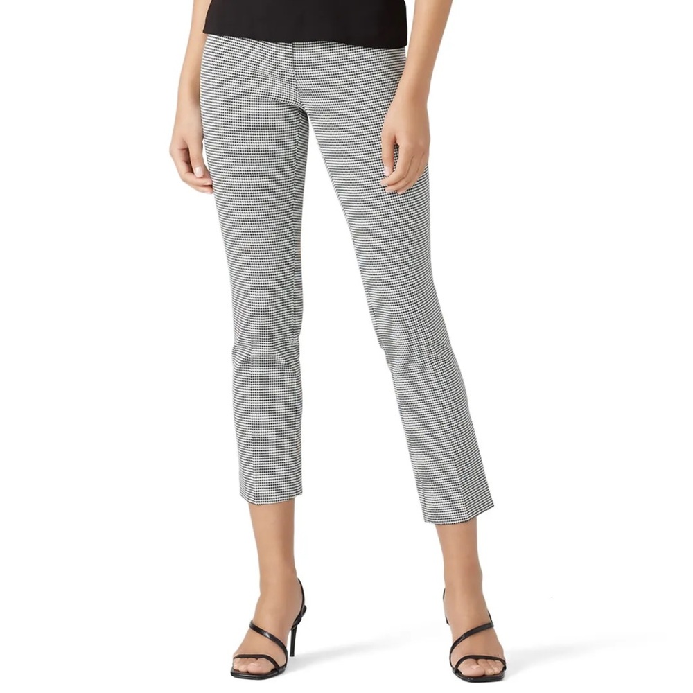 THEORY Houndstooth Classic Skinny Pants